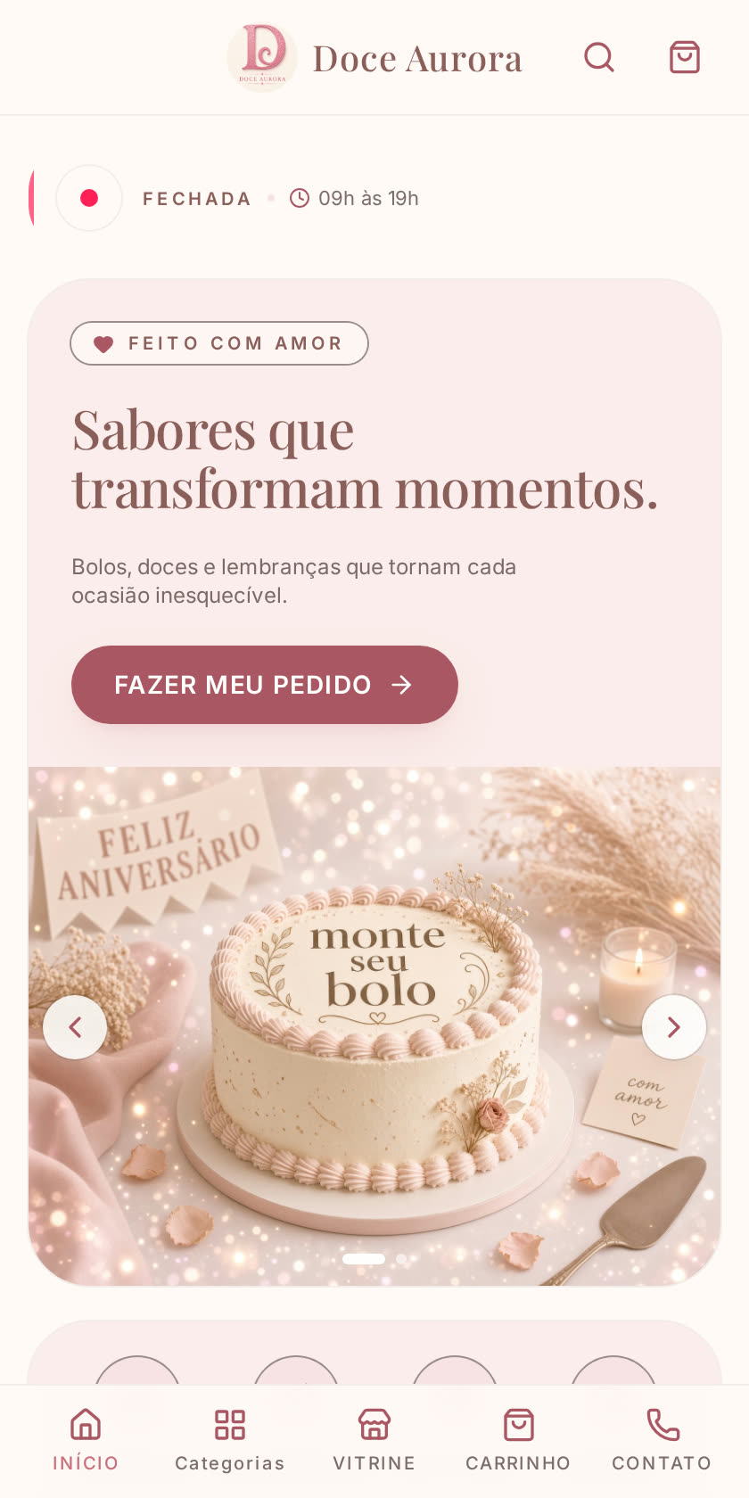 Catálogo sempre atualizado no celular